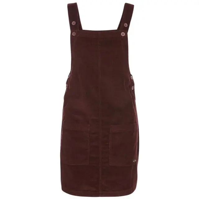 Trespass Women's Twirl Casual Dress in Burgundy 