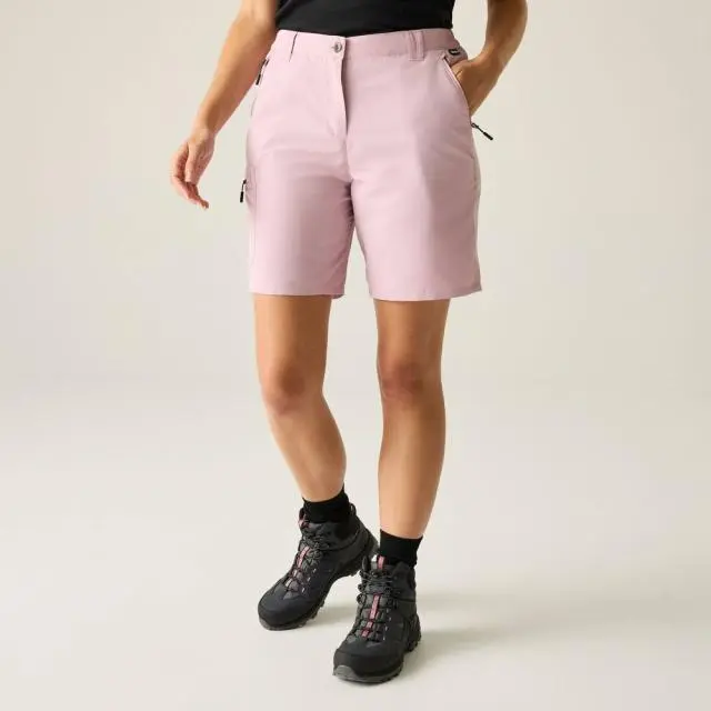 Regatta Women's Chaska III Walking Shorts in Light Pink 
