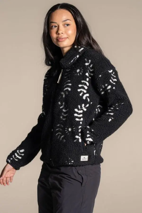 Craghoppers Women's Ulvi Jacket Cosy Fleece in Black 