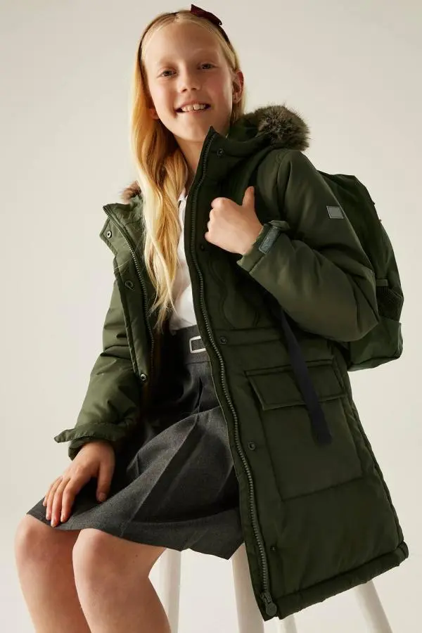 Regatta Fabrizia Water-Repellent Insulated Padded Jacket in Khaki 