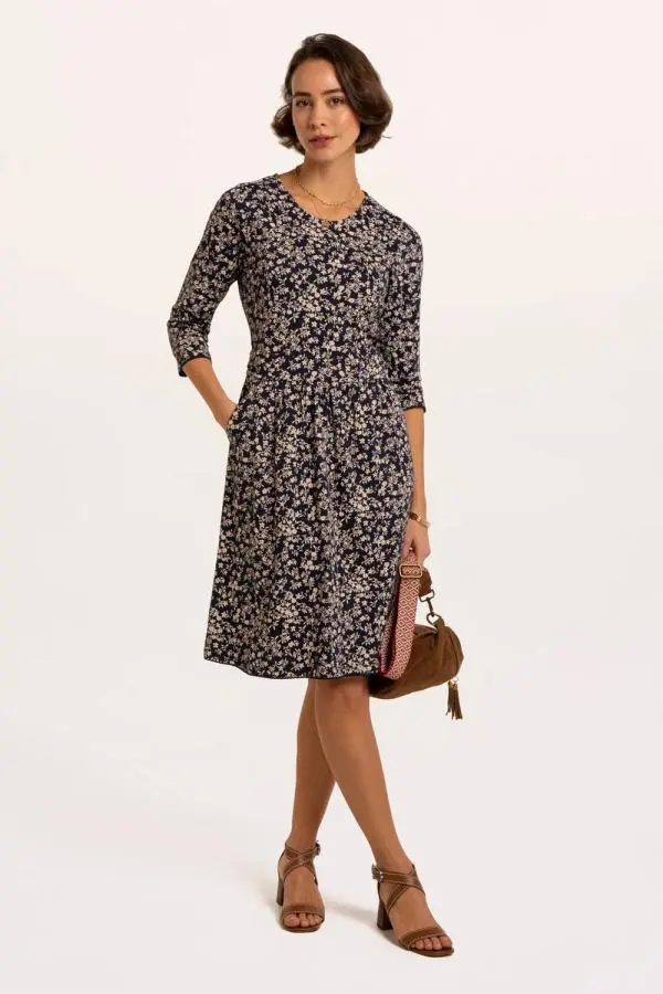 Brakeburn Women's Freya Dress in Navy 