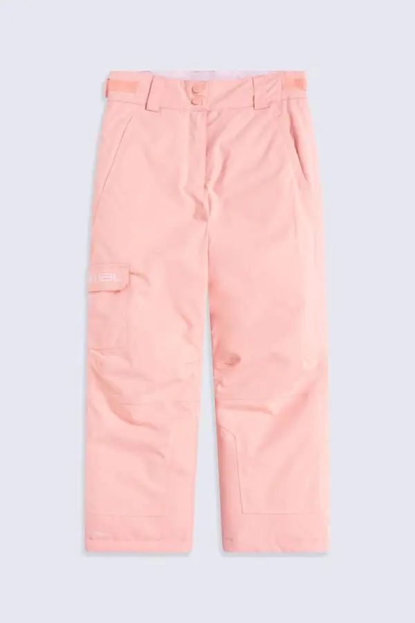 Animal Boy's 'Glaze' Waterproof Breathable Cargo Ski Trousers Warm Winter in Pale Pink 