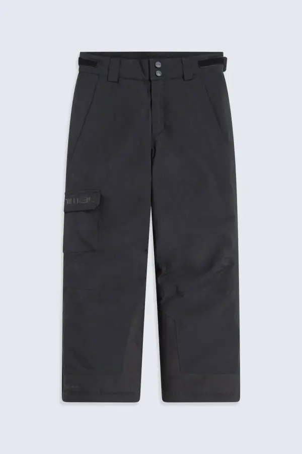 Animal Boy's 'Glaze' Waterproof Breathable Cargo Ski Trousers Warm Winter in Black 