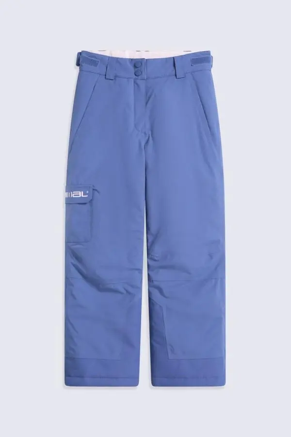 Animal Boy's 'Glaze' Waterproof Breathable Cargo Ski Trousers Warm Winter in Aubergine 