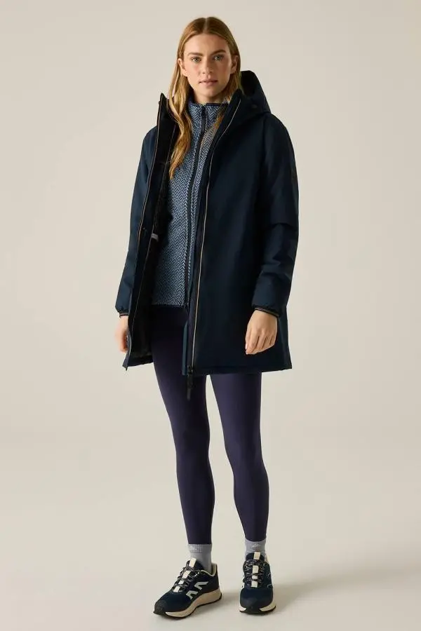 Regatta Women's Evander Waterproof Insulated Jacket in Navy 