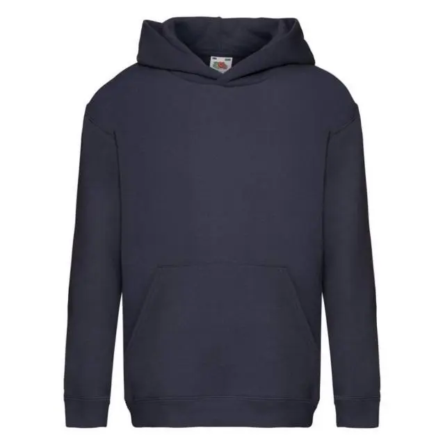 Fruit of the Loom Premium Hoodie in Mid Navy 