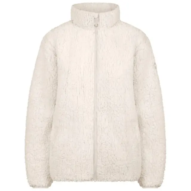 Trespass Women's Feathery Fleece Jacket in Off-White 