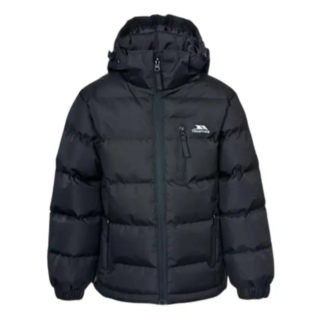 Trespass Boy's Tuff Padded Jacket in Black 