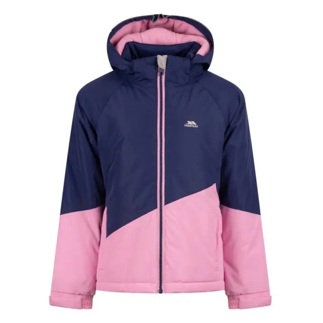 Trespass Girl's Ottile Padded Waterproof Jacket in Blue 