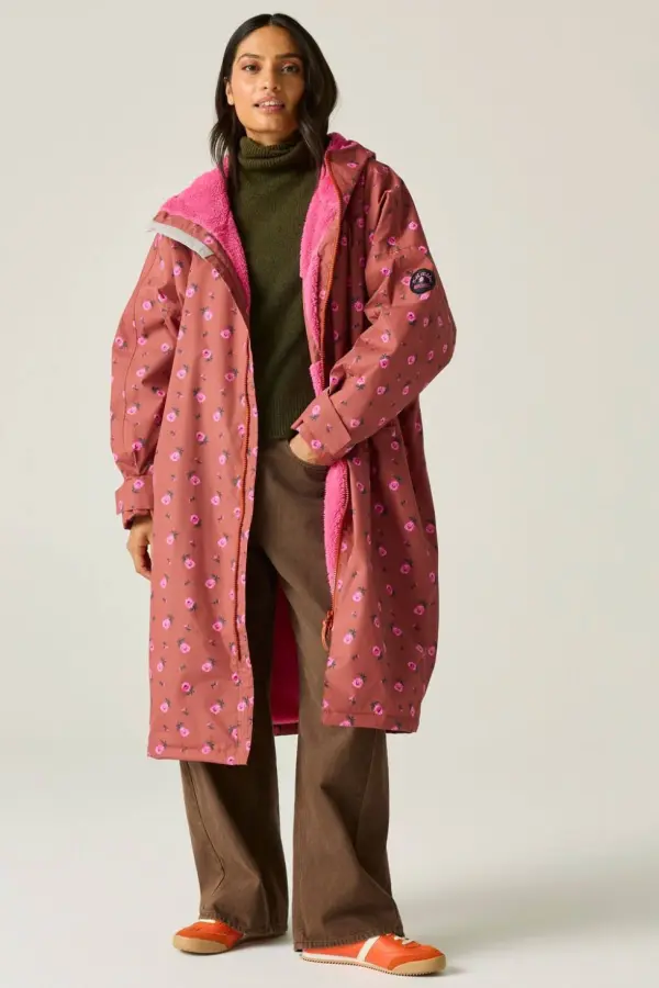 Regatta Women's Cath Kidston Changing Robe in Orange 