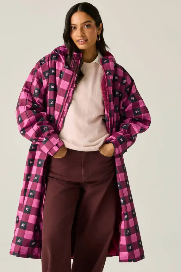 Regatta Women's Cath Kidston Changing Robe in Plum 