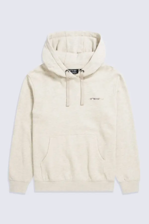 Animal Women's 'Maya' Casual Relaxed Fit Soft Cotton Adjustable Hood Logo Hoodie in Beige 
