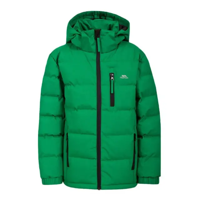 Trespass Boy's Tuff Padded Jacket in Green 
