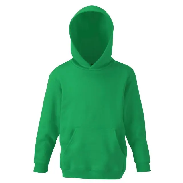 Fruit of the Loom Classic 80 20 Hoodie in Green 