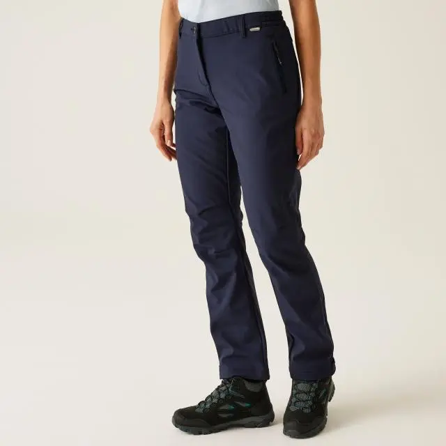 Regatta Women's 'Geo II' Softshell Walking Trousers in Navy 
