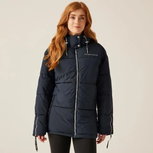 Regatta Women's Christian Lacroix - 'Gallician' Baffled Insulated Jacket in Navy | Size: 20