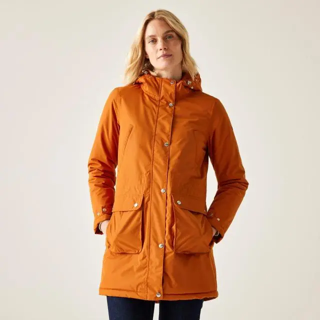 Regatta Women's 'Voltera' Waterproof Heated Jacket in Burnt Orange 