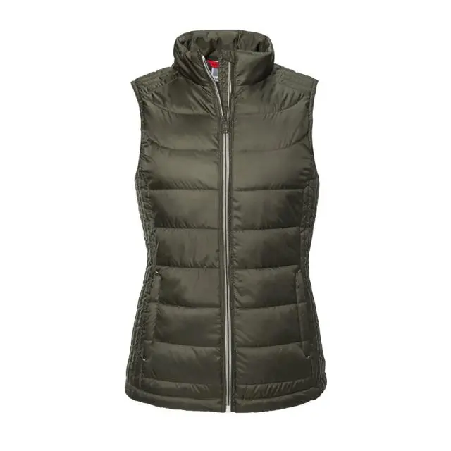 Russell Women's Nano Padded Bodywarmer in Dark Olive 