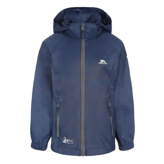 Trespass Qikpac X Packaway Jacket in Navy 