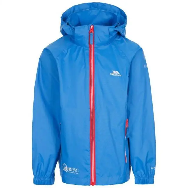 Trespass Qikpac X Packaway Jacket in Blue 