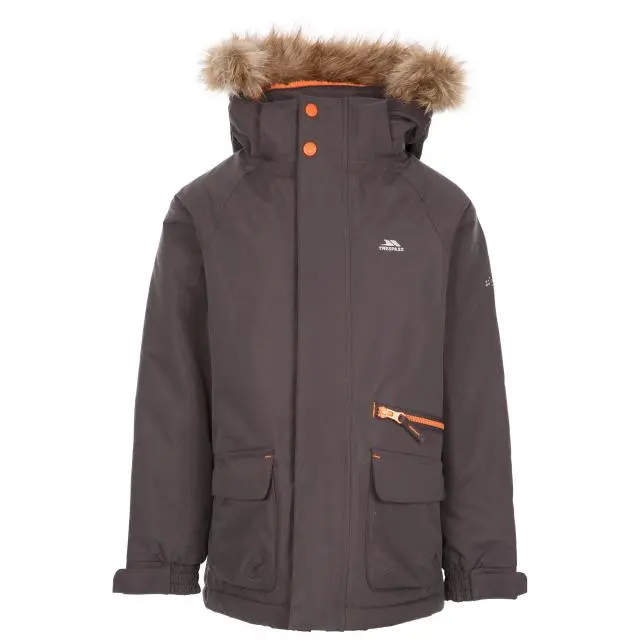 Trespass Upbeat Parka in Dark Grey 