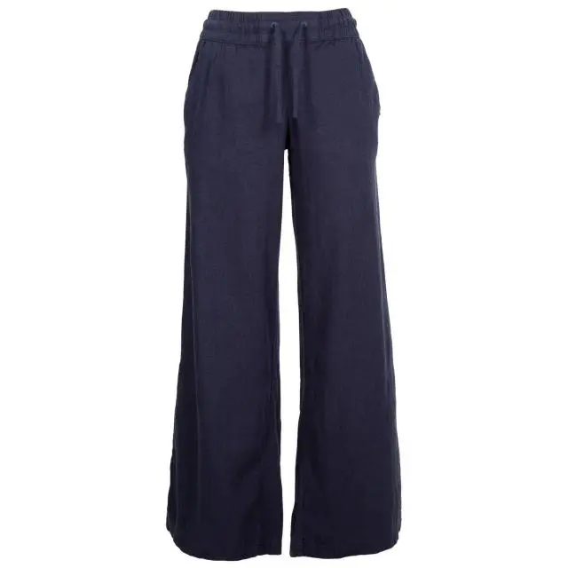 Trespass Women's Zinny Wide Leg Trousers in Navy | Size: 2XS