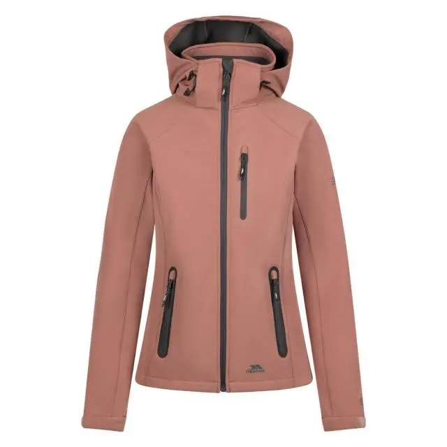 Trespass Women's Bela II Waterproof Soft Shell Jacket in Pink 