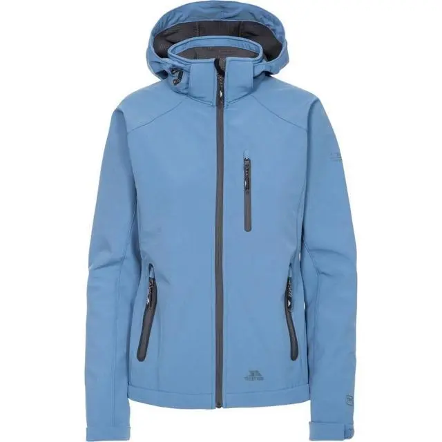 Trespass Women's Bela II Waterproof Soft Shell Jacket in Blue 