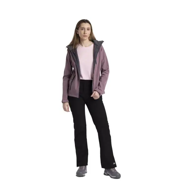 Trespass Women's Bela II Waterproof Soft Shell Jacket in Light Pink 