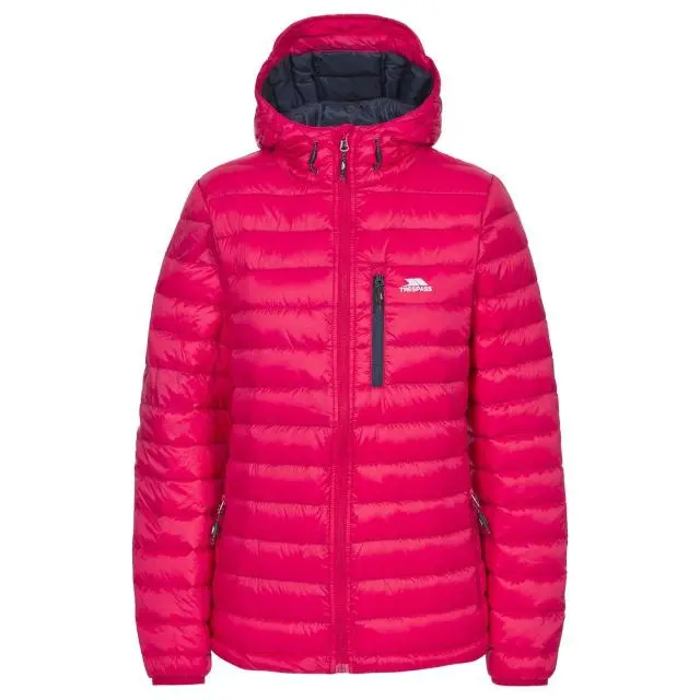 Trespass Women's Arabel Down Jacket in Raspberry | Size: 2XS