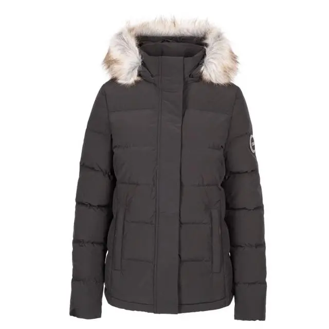 Trespass Women's Composed DLX Down Jacket in Black | Size: Medium