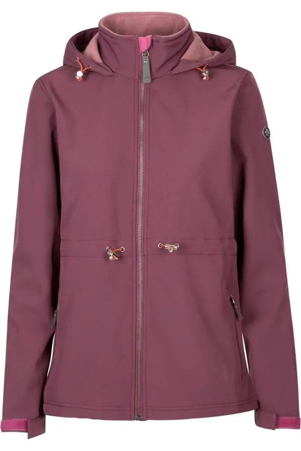 Trespass Women's Aileen TP75 Soft Shell Jacket in Plum | Size: Medium