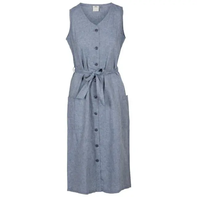 Trespass Women's Carol Chambray Dress in Navy 