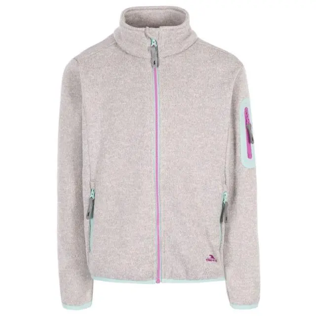 Trespass Whisk AT300 Fleece Jacket in Pale Grey | Size: 5-6 Years