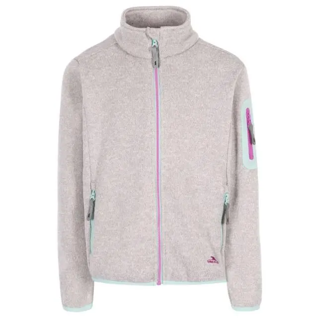 Trespass Whisk AT300 Fleece Jacket in Pale Grey 