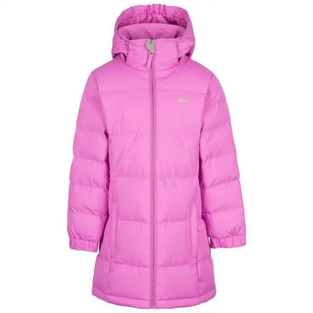 Trespass Girl's Tiffy Padded Coat in Pink 