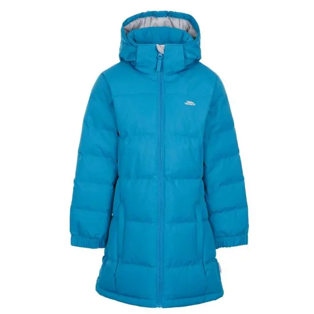 Trespass Girl's Tiffy Padded Coat in Teal | Size: 5-6 Years