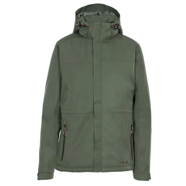 Trespass Women's Mendell Waterproof Jacket in Dark Green | Size: 2XS
