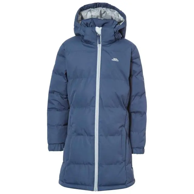 Trespass Girl's Tiffy Padded Jacket in Navy | Size: 5-6 Years