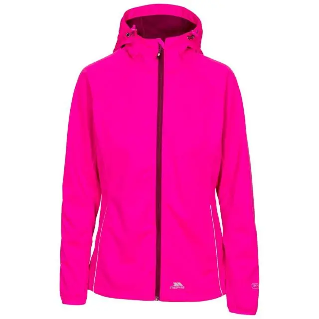 Trespass Women's Sisely Waterpoof Softshell Jacket in Pink 
