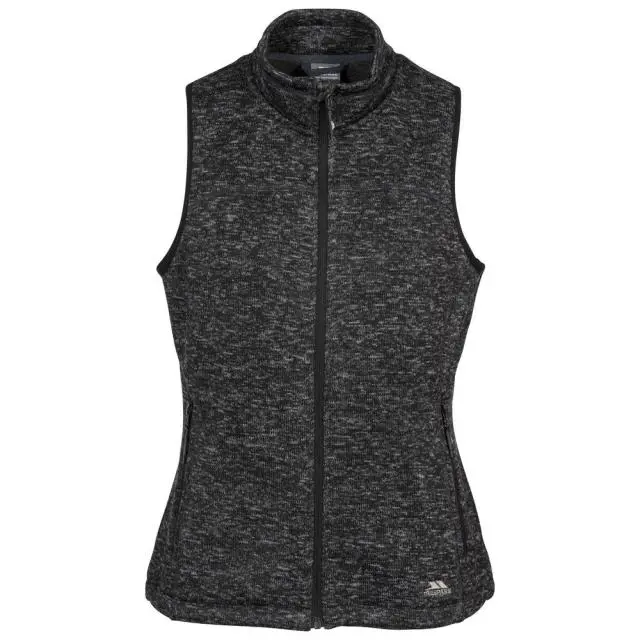 Trespass Women's Mildred Fleece Gilet in Black 