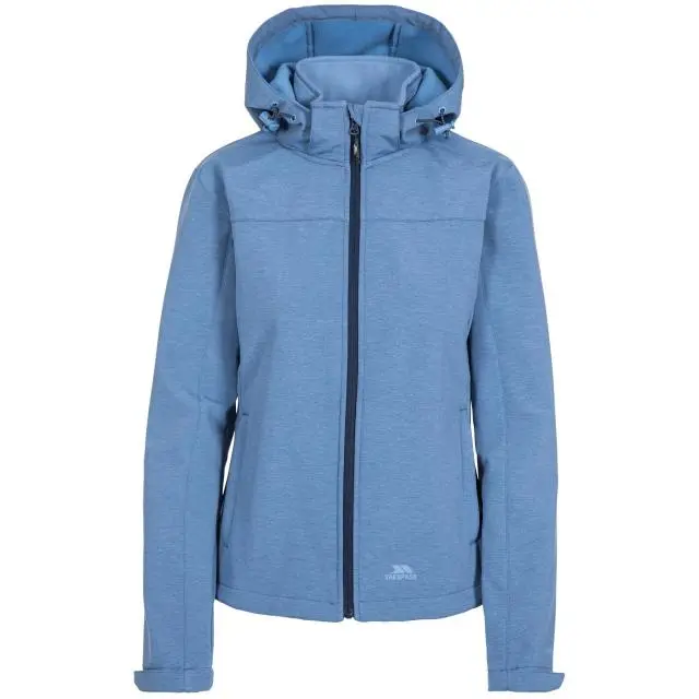 Trespass Women's Leah Waterproof Softshell Jacket in Blue | Size: 2XS