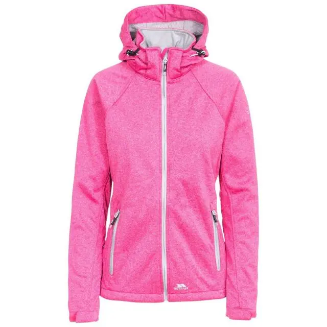 Trespass Women's Angela Softshell Jacket in Pink 