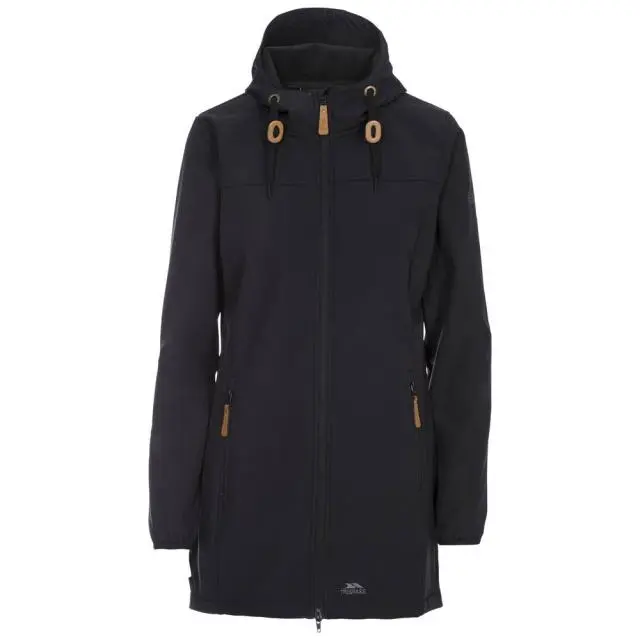 Trespass Women's Kristy Waterproof Softshell Jacket in Black 
