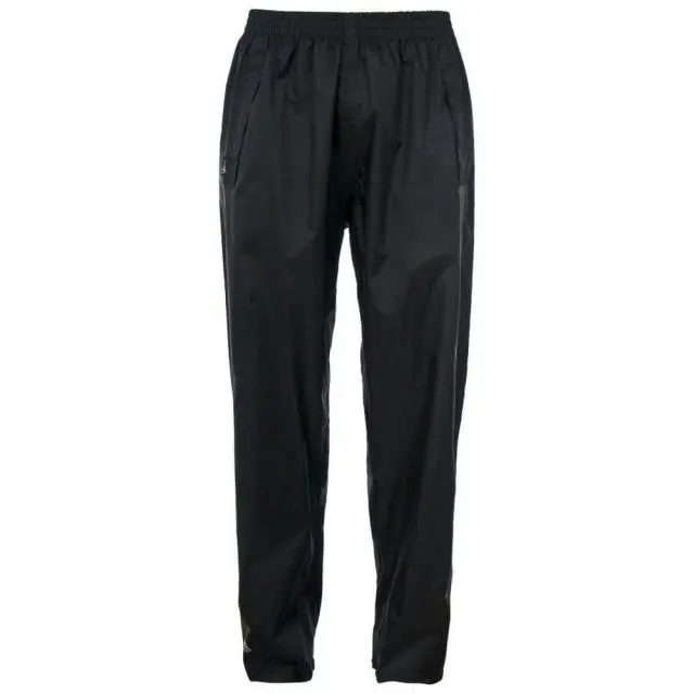 Trespass Women's Qikpac TP75 Packaway Waterproof Trousers in Black 