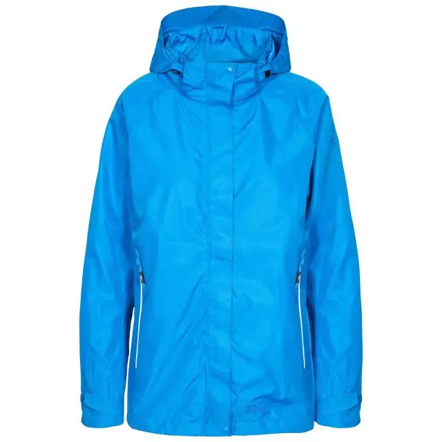 Trespass Women's Review Waterproof Jacket in Blue | Size: 2XS