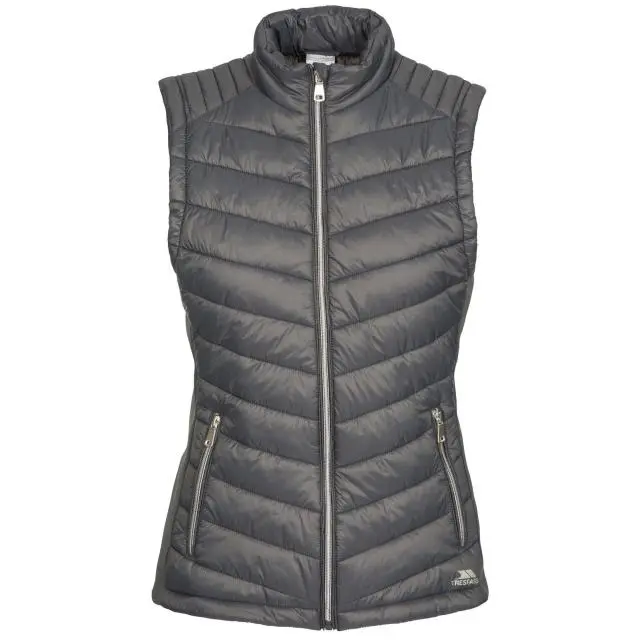 Trespass Women's Elanora Padded Gilet in Dark Grey | Size: XL