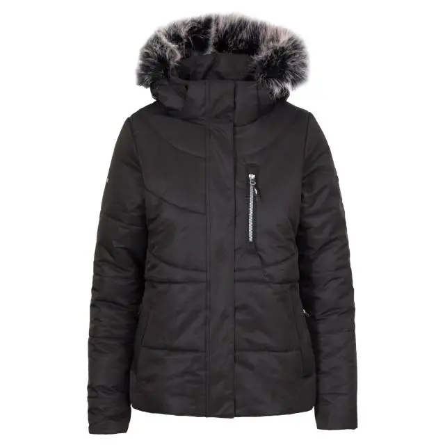 Trespass Women's Recap Waterproof Jacket in Black 