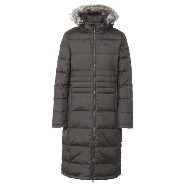 Trespass Women's Phyllis Parka Down Jacket in Black 