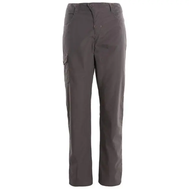 Trespass Women's Rambler Water Repellent Outdoor Trousers in Dark Grey 